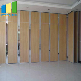 Aluminum Frame Wooden Sound Proof Partitions Folding Room Partition Walls