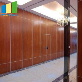 Malaysia Wooden Operable Partition Walls Folding Partition Door For Hotel