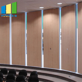 Movable Sliding Door Foldable Wooden Sound Proof Partition Wall For Hotel