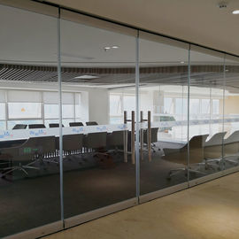 Movable Partition Walls Tempered Glass Partition Without Aluminum Retractable Partition Wall For Bangladesh