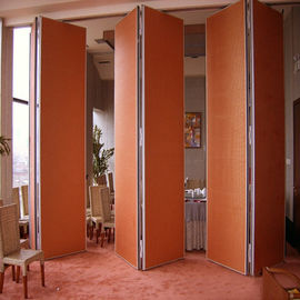 Sliding Folding Partition Walls Melamine Movable Wooden Partition Wall For Banquet