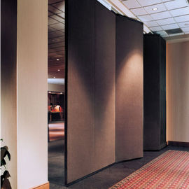 Sliding Folding Partition Walls Melamine Movable Wooden Partition Wall For Banquet