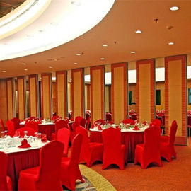 Movable Partition Walls Bearing Aluminum Track Interior Wooden Divider For Banquet