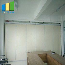 Hotel Hanging Acoustic Room Dividers Restaurant Folding Sliding Partition Wall System