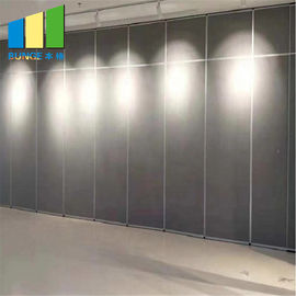 Hotel Hanging Acoustic Room Dividers Restaurant Folding Sliding Partition Wall System