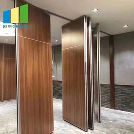 Hotel Acoustic Temporary Sound Proof Partitions Sliding Folding System