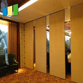 Interior Temporary Sound Proof Partition Wooden Folding Door Partition For Classroom