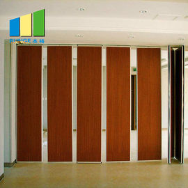 Interior Temporary Sound Proof Partition Wooden Folding Door Partition For Classroom