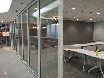 Office Glass Sliding Partition Walls Bathroom Glass Partition For Conference Room