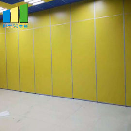 Conference Hall Soundproofing Foldable Wall Sliding Folding Partition With Access Door