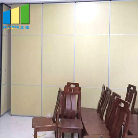 Conference Hall Soundproofing Foldable Wall Sliding Folding Partition With Access Door