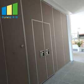 MDF Melamine Hotel Operable Movable Sound Proof Partitions Wall For Banquet Hall