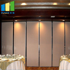 Hotel Acoustic Operable Partition Movable Fireproof Folding Partition Walls Door In Manila