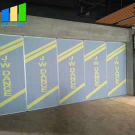 Aluminum Frame Movable Partition Walls Room Divider With Painting