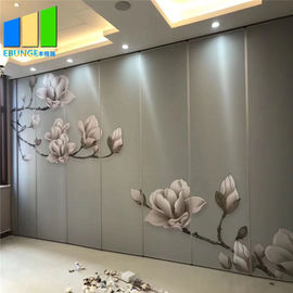 Sound Proof Partitions Sliding Mobile Restaurant Partition Wall Aluminium Components