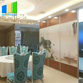 65mm Thickness Acoustic Room Dividers Painting Movable Restaurant Partition Wall For Conference Center