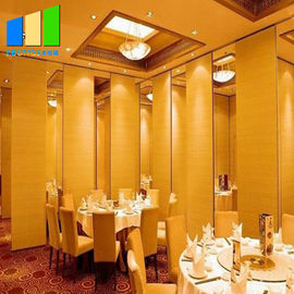 65mm Sliding Partition Walls Interior Divider Movable Room Partition For Restaurant