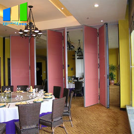 Acoustic Room Dividers Restaurant Sliding Gate Folding Partition For Decoration