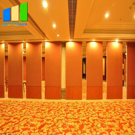 Wooden Acoustic Room Dividers Restaurant Partitions Folding Interior Movable Walls