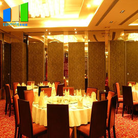 Gallery Acoustic Room Dividers Restaurant Aluminium Sliding Door 5 Years Warranty