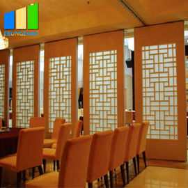 Decorative Acoustic Room Dividers Folding Partition Wall Divding For Restaurant