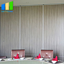 Wooden 65MM Sliding Partition Walls Melamine Finish Multi Color