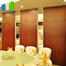 Theater Folding Partition Walls Aluminum Track Wooden Gypsum Board Wall Partition