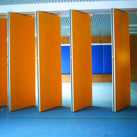 Acoustic Movable Type -65 Top Hanging Track Folding Partition Walls For Multi - Function Room