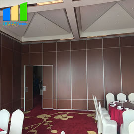 Movable Partition System Acoustic Sliding Walls With Door For Convention Hall