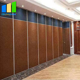 Portable Acoustic Room Dividers Track And Roller Folding Floor To Ceiling Partition Wall