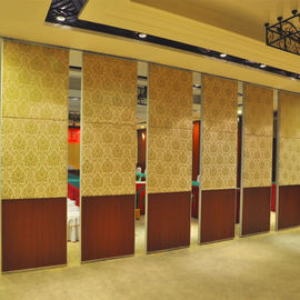 Aluminium Sound Proof Acoustic Movable Sliding Gate Varifold Partition Wall For Restaurant