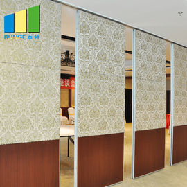 Aluminium Frame Acoustic Folding Partition Doors / Movable Partition Wall Board For Hotel