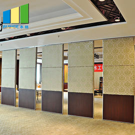 Aluminium Frame Acoustic Folding Partition Doors / Movable Partition Wall Board For Hotel