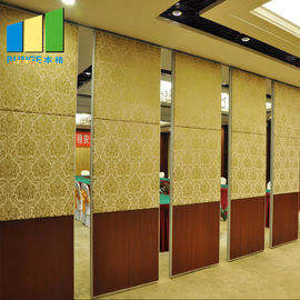 Sliding Acoustic Movable Partition Walls / Commercial Folding Mobile Partition Wall