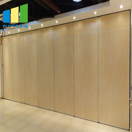 Mobile Acoustic Room Dividing System Soundproof Sliding Foldable Removable Wall Partitions For Office