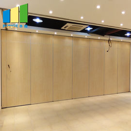 Mobile Acoustic Room Dividing System Soundproof Sliding Foldable Removable Wall Partitions For Office