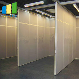 Hanging Movable Wood Folding Soundproof Acoustic Room Divider For Banquet Hall