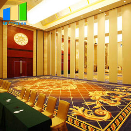 Water - Proof MDF Material Movable Partitions Wall For Ballroom Customized Color