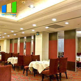 Hanging System Folding Partition Walls Aluminum Soundproof Movable Wall For Dining Room