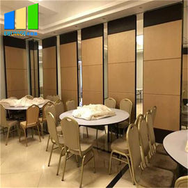 Hanging System Folding Partition Walls Aluminum Soundproof Movable Wall For Dining Room