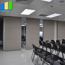 Top Hung Sound Proof Partitions System Acoustic Partition Panels Soundproofing Sliding Partition Wall For Meeting Room