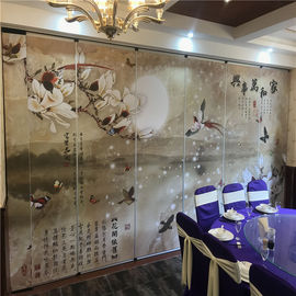 Ebunge Movable Partition Walls Operable Walls Landscape Printing Surface for Upscale Restaurant