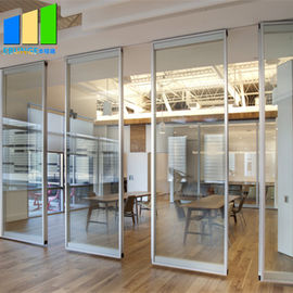 Hotel Operable Partition Wall Sliding Folding Bifold Type Glass Wall Partition