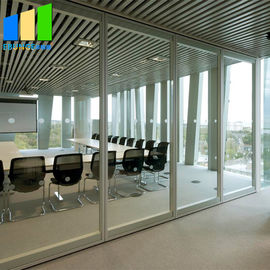 Hotel Operable Partition Wall Sliding Folding Bifold Type Glass Wall Partition