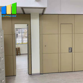 Church Absorbing Movable Sliding Folding Wall Sound Proof Partition Panel With Pass Door