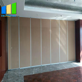 Collapsible Moving Wooden Sliding Folding Door Partition Wall For Banquet Hall Hotel