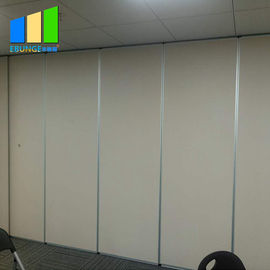 EBUNGE Sliding Folding Partitions Movable Walls Space Divider MDF Finish For Office Meeting Room