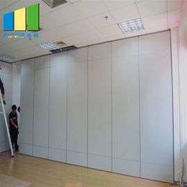 Sliding Folding Aluminium Frame Soundproof Acoustic Room Divider Partition For Office