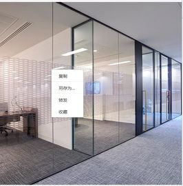 Glass Morden Trend Divider Screen Movable Office Furniture Partitions Wall For Conference Room