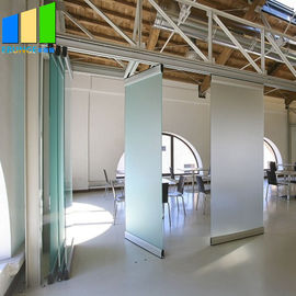 3 m Height Movable Partition Walls Glass Wall Office Sliding Frameless Glass Folding Door